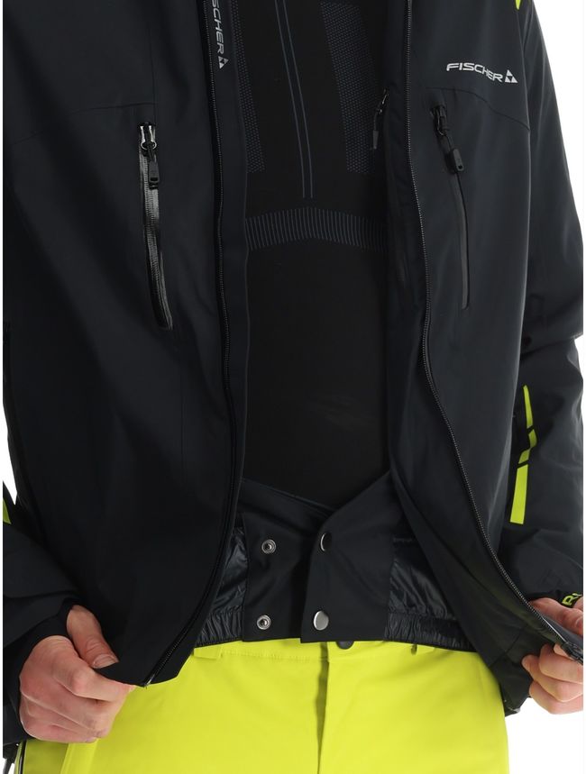 Гірськолижна чоловіча куртка Fischer RC4 Jkt Black - фото 8
