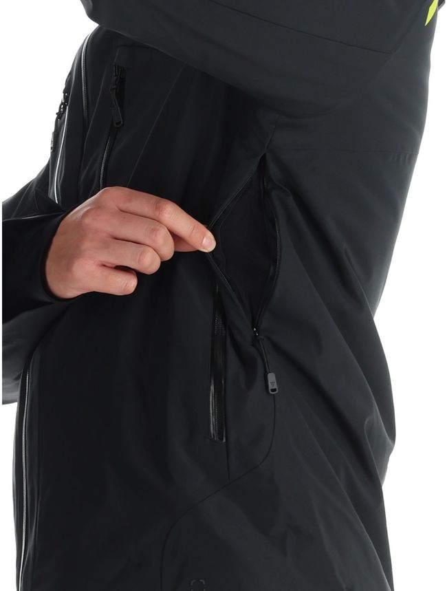 Гірськолижна чоловіча куртка Fischer RC4 Jkt Black - фото 6