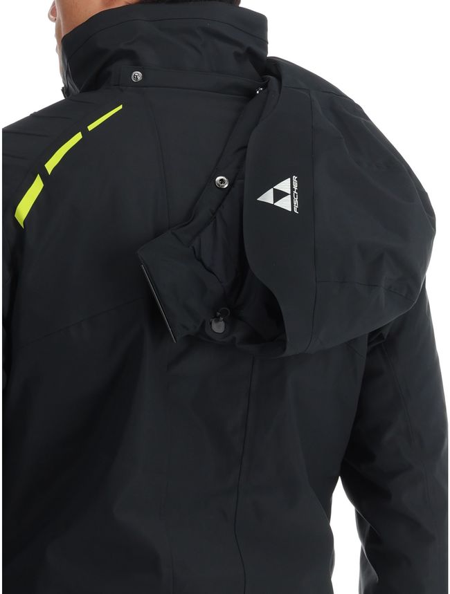 Гірськолижна чоловіча куртка Fischer RC4 Jkt Black - фото 7