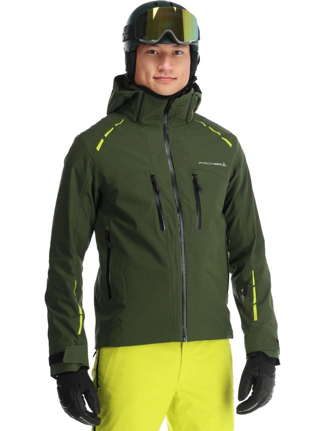 Гірськолижна чоловіча куртка Fischer RC4 Jkt Green - фото 1