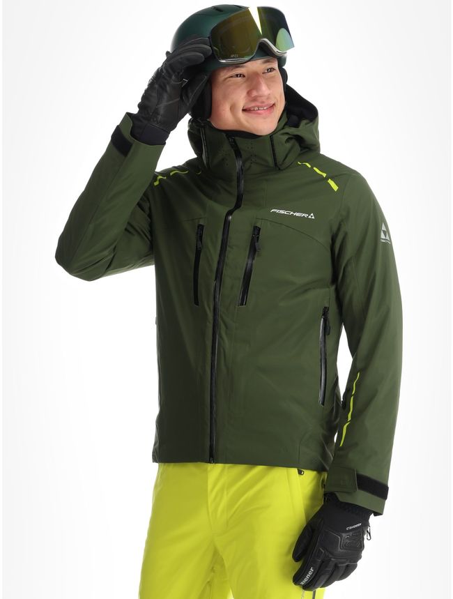 Гірськолижна чоловіча куртка Fischer RC4 Jkt Green - фото 3