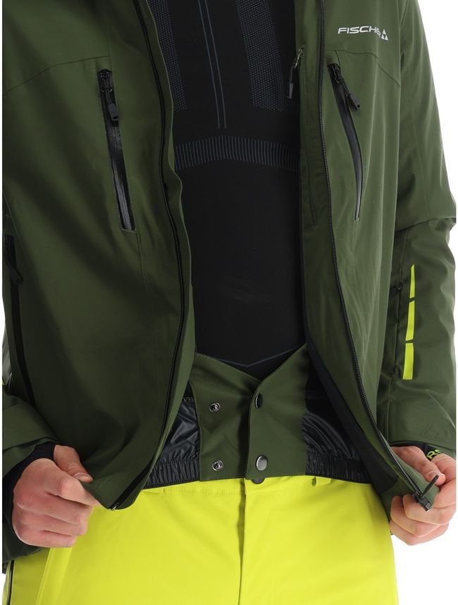 Гірськолижна чоловіча куртка Fischer RC4 Jkt Green - фото 6