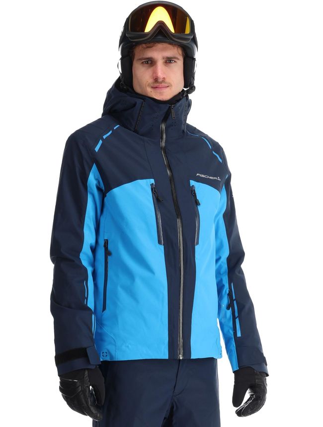 Гірськолижна чоловіча куртка Fischer RC4 Jkt Navy - фото 1