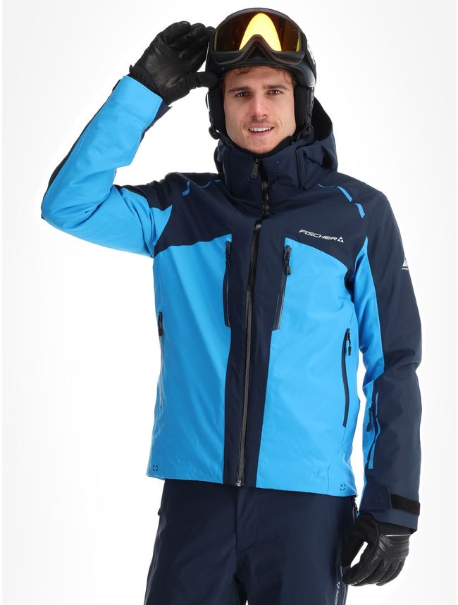 Гірськолижна чоловіча куртка Fischer RC4 Jkt Navy - фото 3