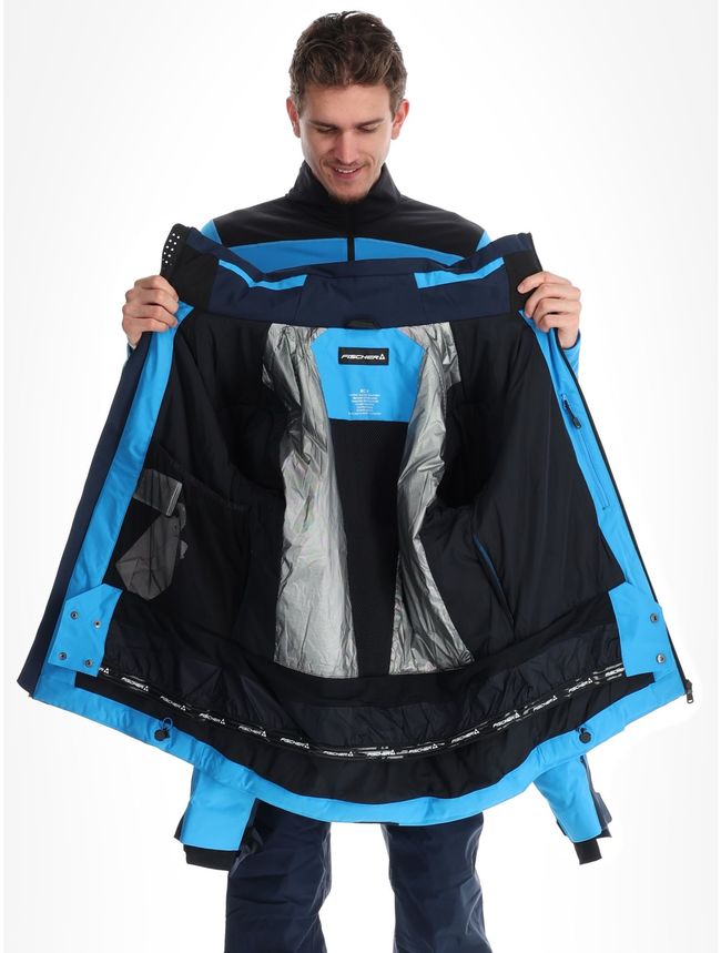 Гірськолижна чоловіча куртка Fischer RC4 Jkt Navy - фото 5