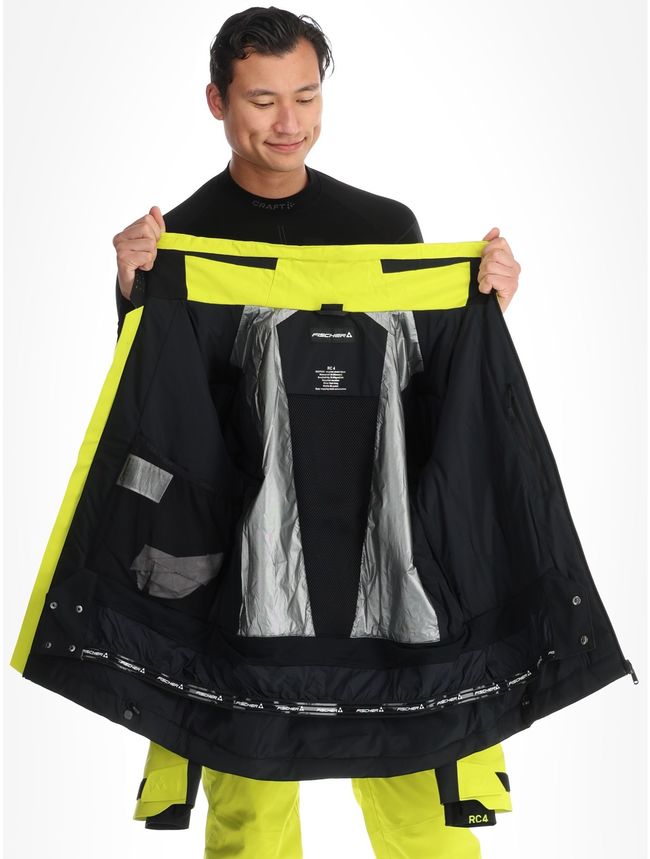 Гірськолижна чоловіча куртка Fischer RC4 Jkt Yellow - фото 5