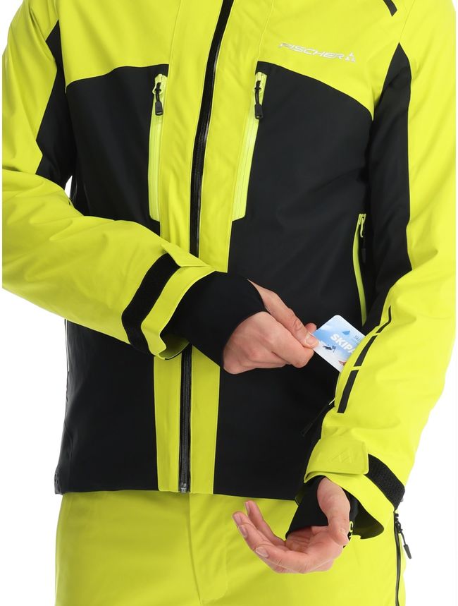 Гірськолижна чоловіча куртка Fischer RC4 Jkt Yellow - фото 8