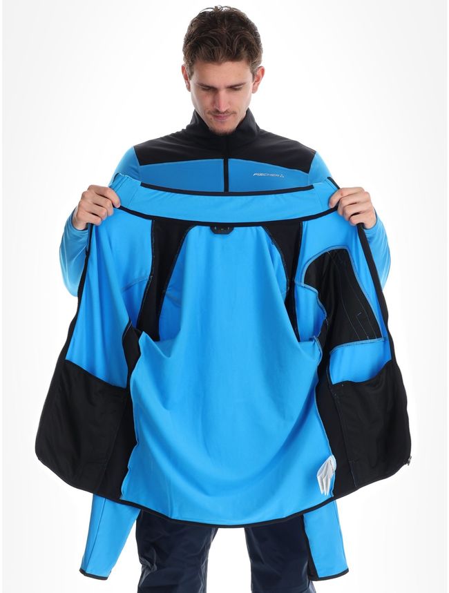 Чоловіча флісова кофта Fischer Up Flex Light Blue - фото 7