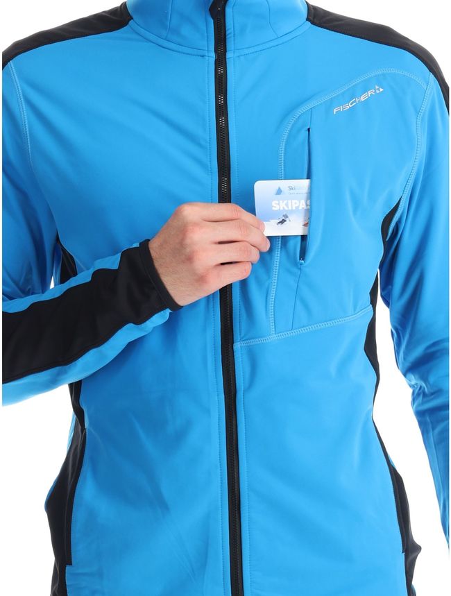 Чоловіча флісова кофта Fischer Up Flex Light Blue - фото 5