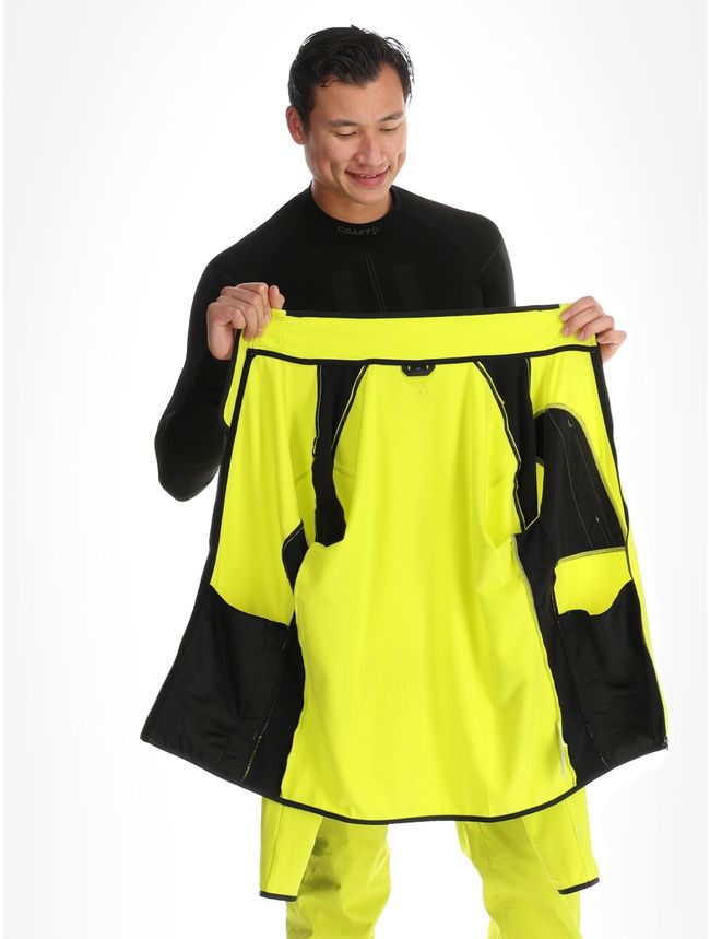 Чоловіча флісова кофта Fischer Up Flex Yellow - фото 4