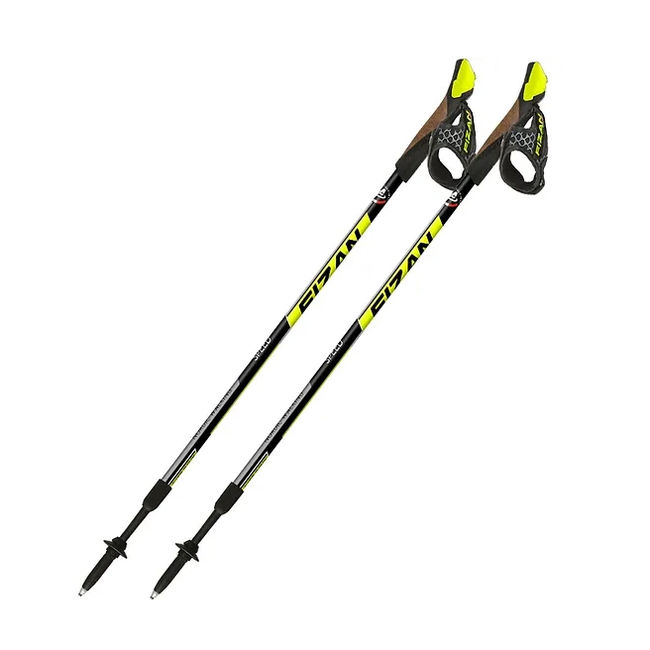Палки для скандинавської ходьби Fizan NW Speed Yellow - фото 1