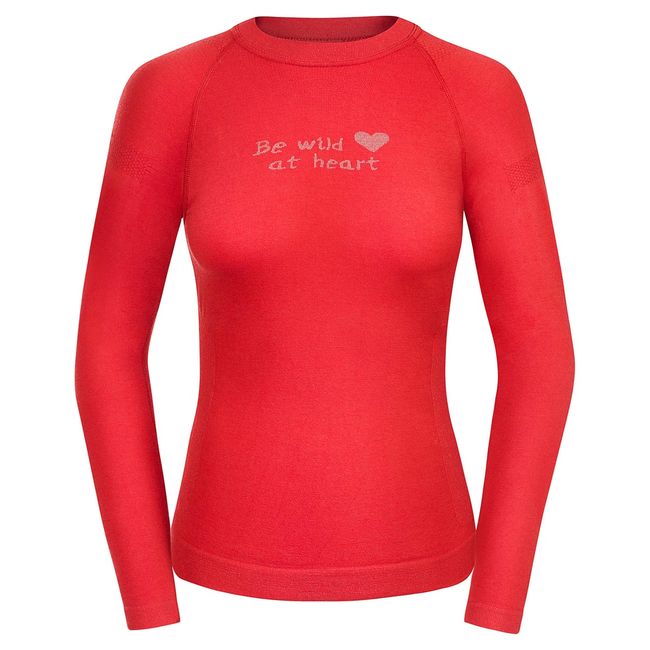 Термофутболка Fjord Nansen Merino Longsleeve Women Red - фото 1