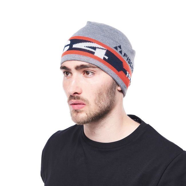 Шапка Fischer Retro C4 Beanie Grey Melange - фото 1