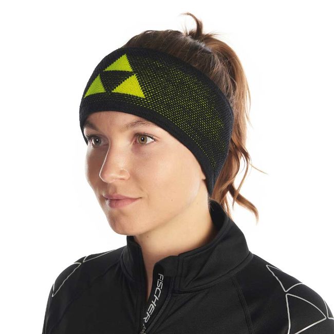 Пов'язка Fischer Triangle Logo Black/Yellow - фото 1