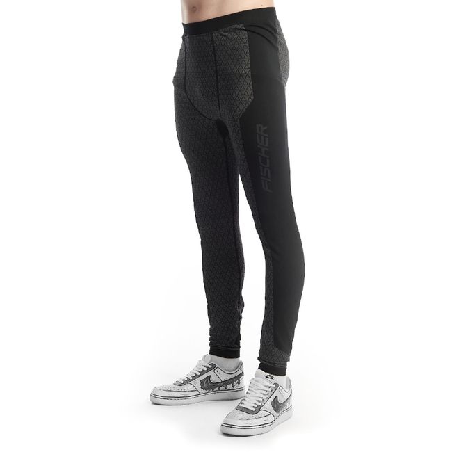 Термоштани Fischer Seamless Basela Pant M Black/Anthracite - фото 1