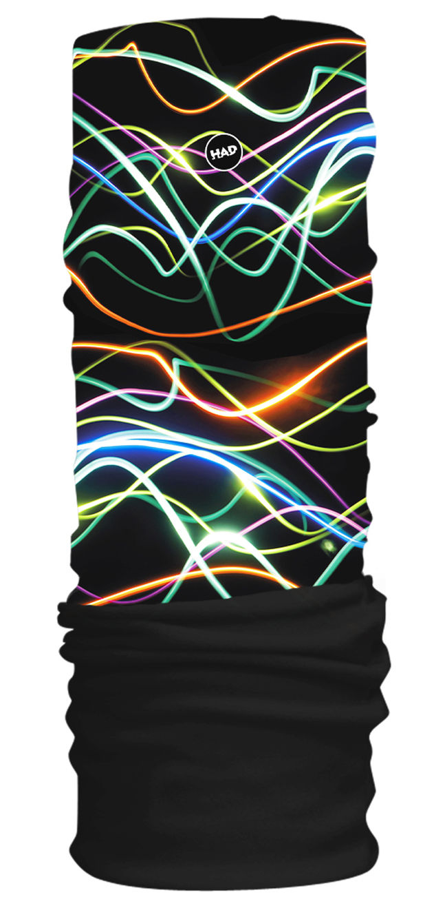 Баф H.A.D. Original Fleece Neon Lights/Black - фото 1