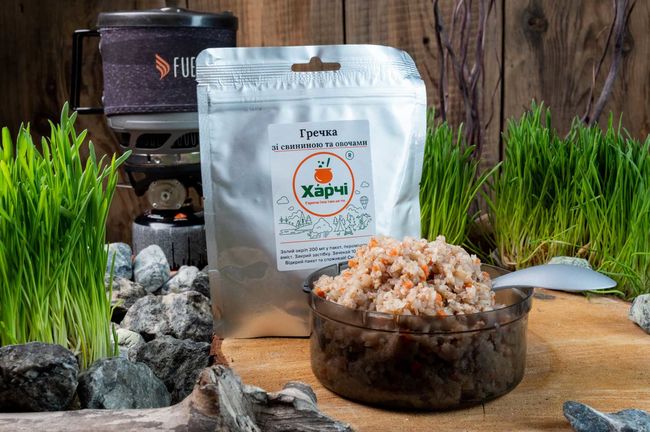 Їжа Харчі Гречка зі свининою та овочами - фото 1