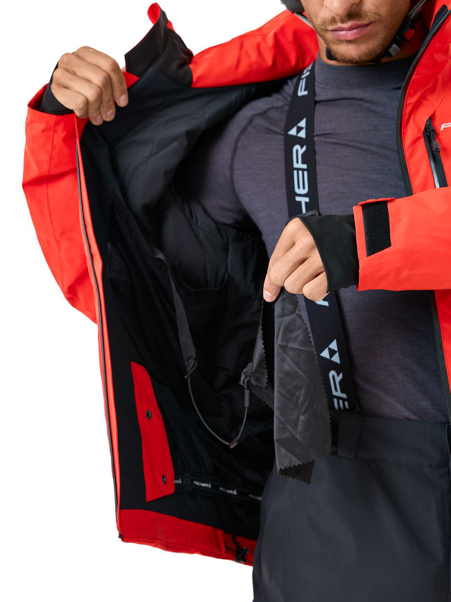 Гірськолижна чоловіча куртка Fischer Thor Jkt Black - фото 16