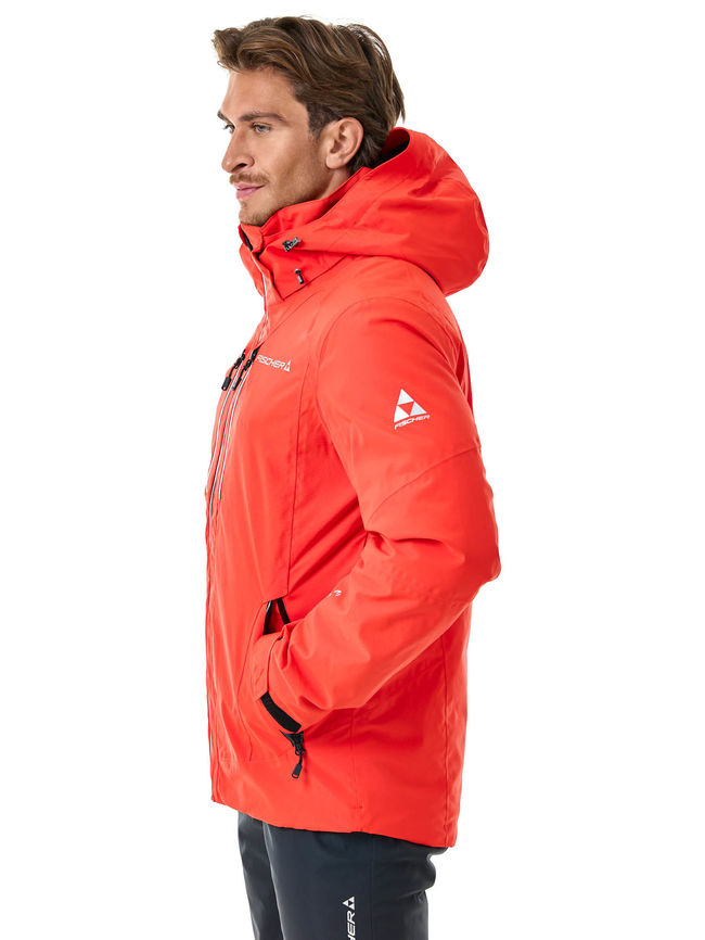 Гірськолижна чоловіча куртка Fischer Thor Jkt Red - фото 4