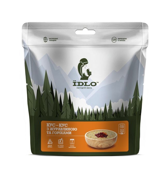 ЇDLO Кус-кус з журавлиною та горіхами - фото 1