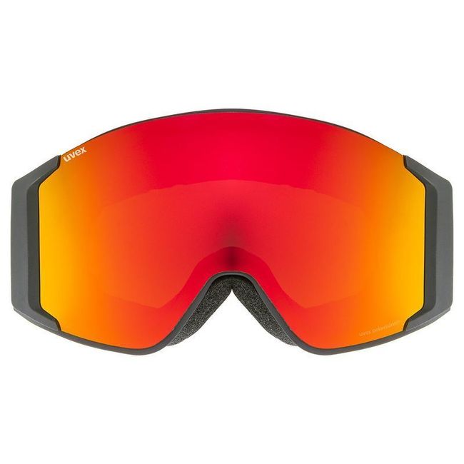 Маска Uvex G.GL 3000 TOP Black Matt/mirror red - фото 2