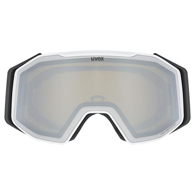 Гірськолижна маска Uvex Gravity FM White matt dl/Silver-green S2 - фото 2