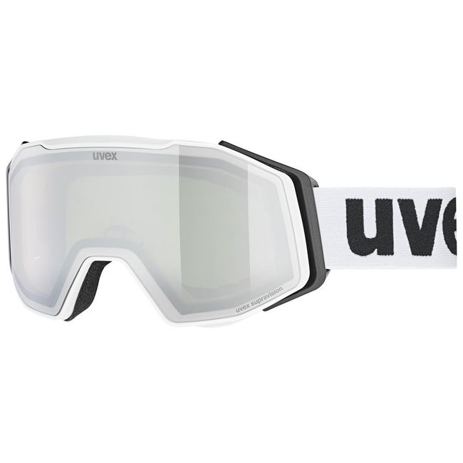 Гірськолижна маска Uvex Gravity FM White matt dl/Silver-green S2 - фото 1