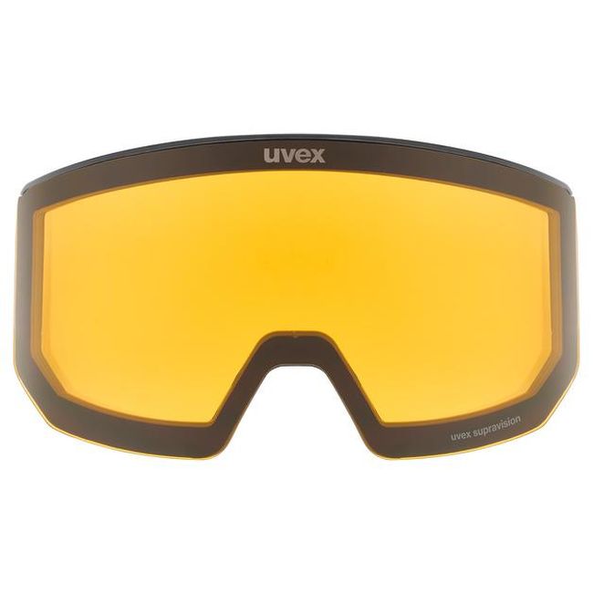 Гірськолижна маска Uvex Lace Attract FM Black matt/ice-green S3 - фото 4