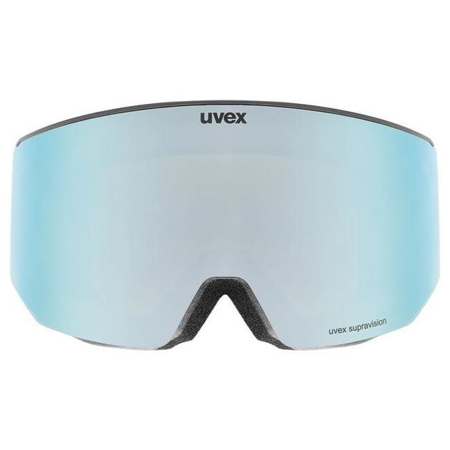 Гірськолижна маска Uvex Lace Attract FM Black matt/ice-green S3 - фото 2