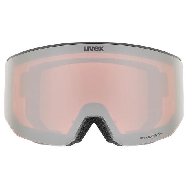 Гірськолижна маска Uvex Lace Attract FM White matt/silver-orange S2 - фото 2