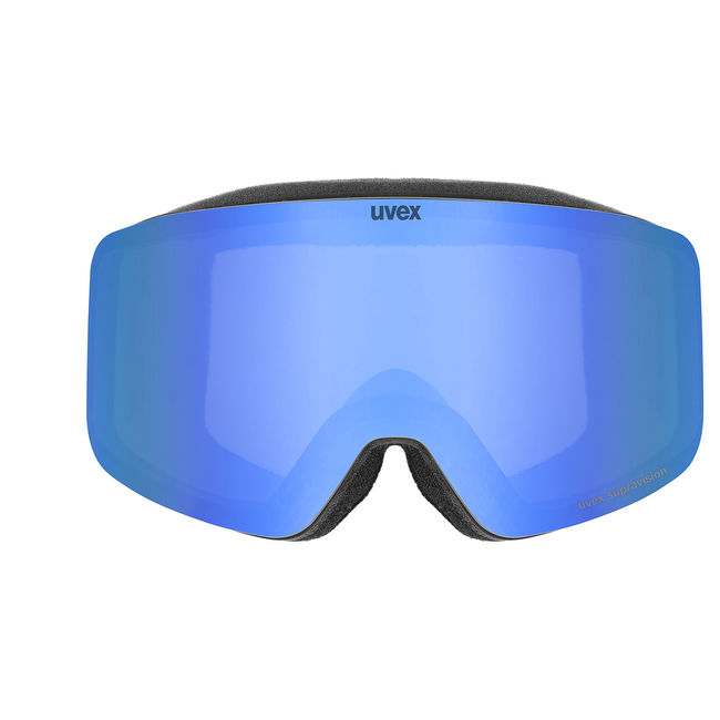 Гірськолижна маска Uvex Pwdr FM Black matt/mirror blue S2 - фото 2