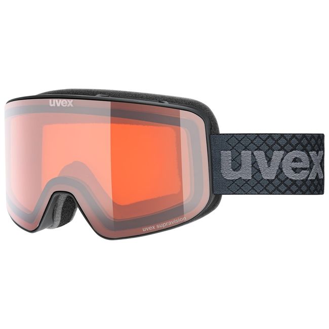 Маска Uvex Pyrit LG black matt/orange-clear S2 - фото 1