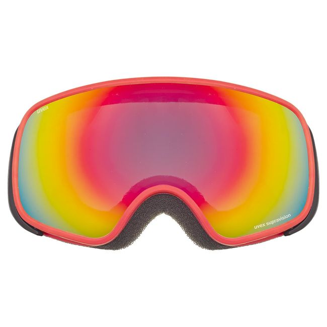 Гірськолижна маска Uvex Scribble FM Fierce red/Mirror rainbow S2 - фото 2