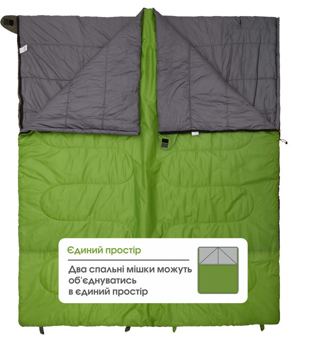Спальник Mousson Punto Lime - фото 8