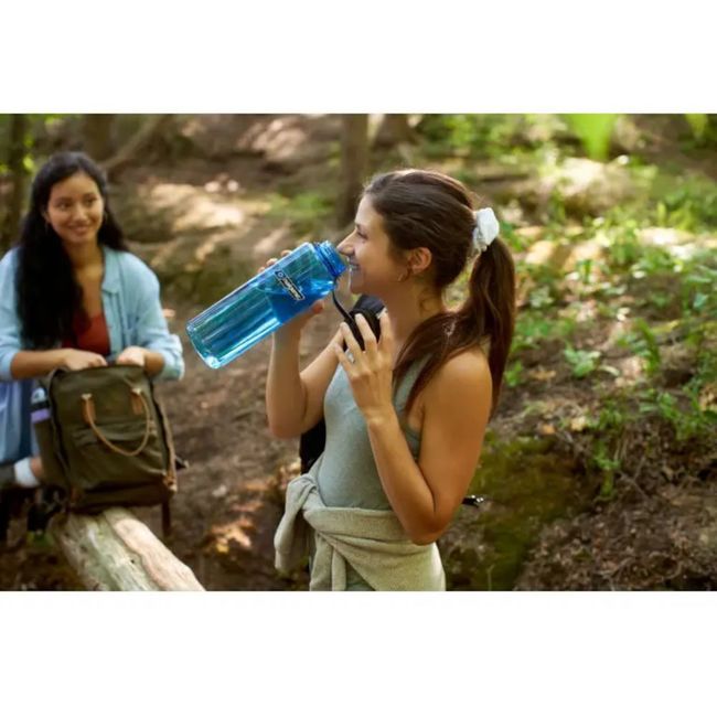 Пляшка для води Nalgene Wide Mouth Seafoam Silo Bottle 1.4L - фото 2