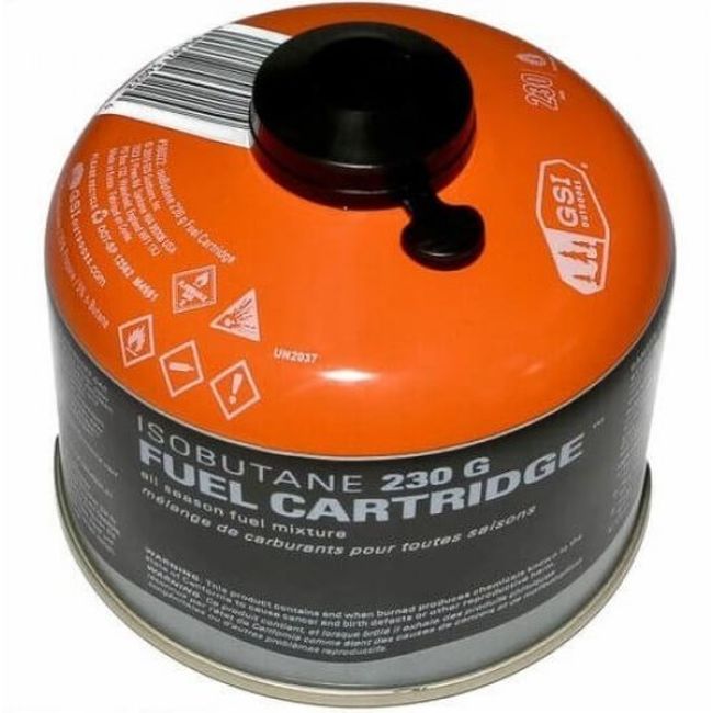 Газовий балон GSI Outdoors Isobutane 230 Fuel Cartridge - фото 1