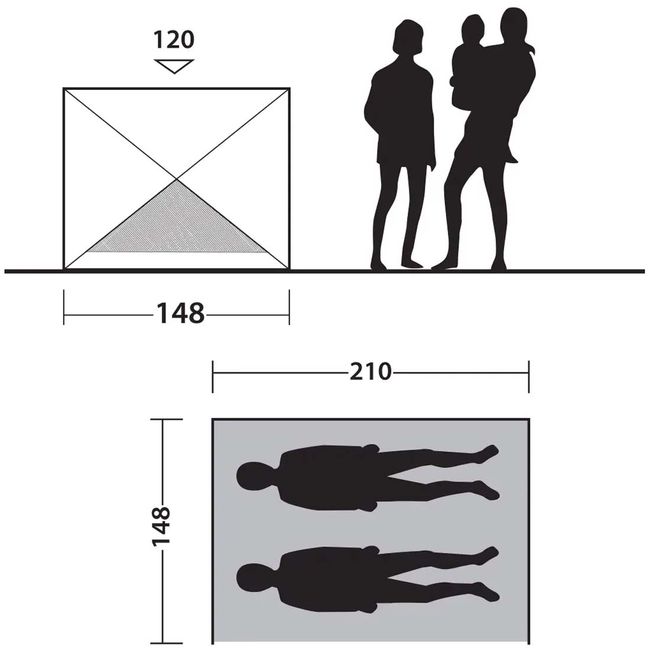 Намет Outwell Beach Shelter Formby Blue - фото 2