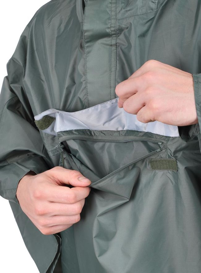 Пончо Fjord Nansen Backpacker Thyme Green L-XL - фото 8