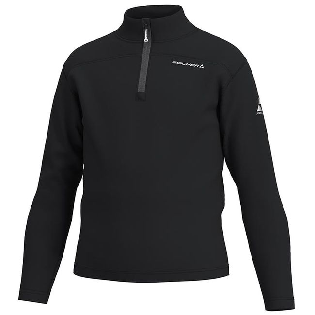 Дитяча флісова кофта Fischer Base Pro Jr Black - фото 1