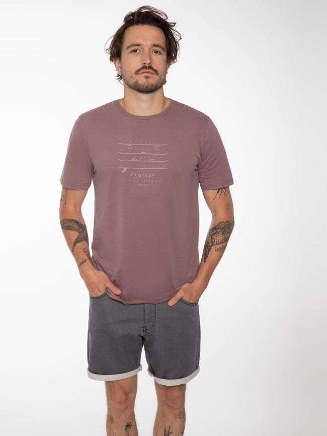 Футболка Protest Harwell Marron Fabric - фото 4