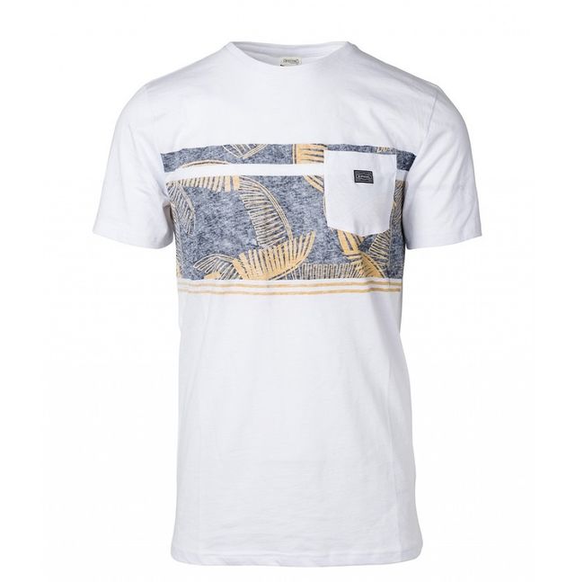 Футболка Rip Curl Retro Block Tee White - фото 1