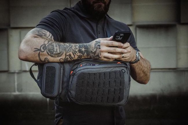 Рюкзак тактичний Highlander Stoirm Gearslinger 12L Black (TT189-BK) - фото 25