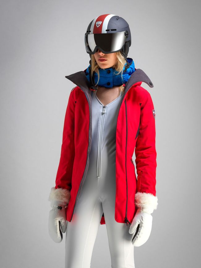 Куртка жіноча Rossignol W Cadran Long Jacket Carmin '19 - фото 10