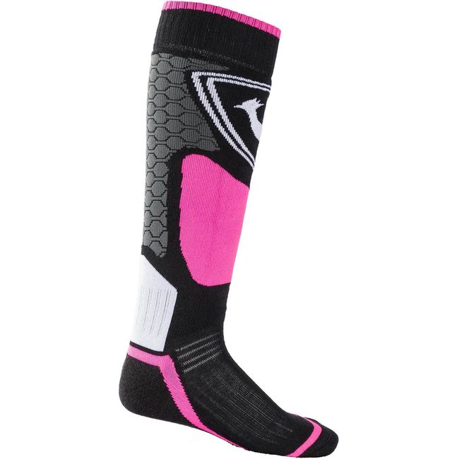 Шкарпетки Rossignol Wool & Silk Fluo Pink - фото 1