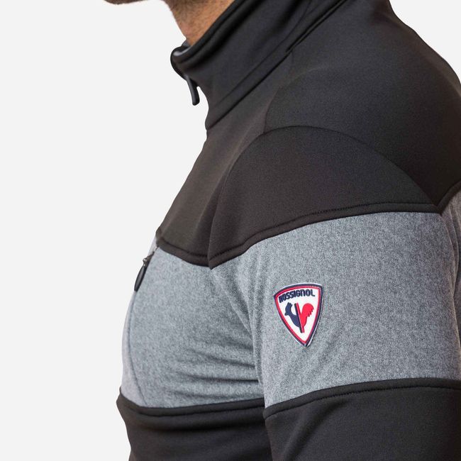 Фліс Rossignol Palmares 1/2 Zip Black - фото 3