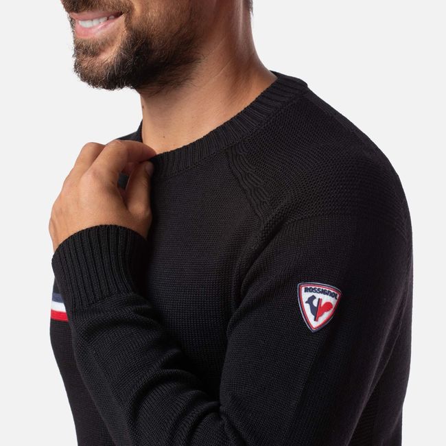 Светр Rossignol Odysseus Round Neck Knit Black - фото 2