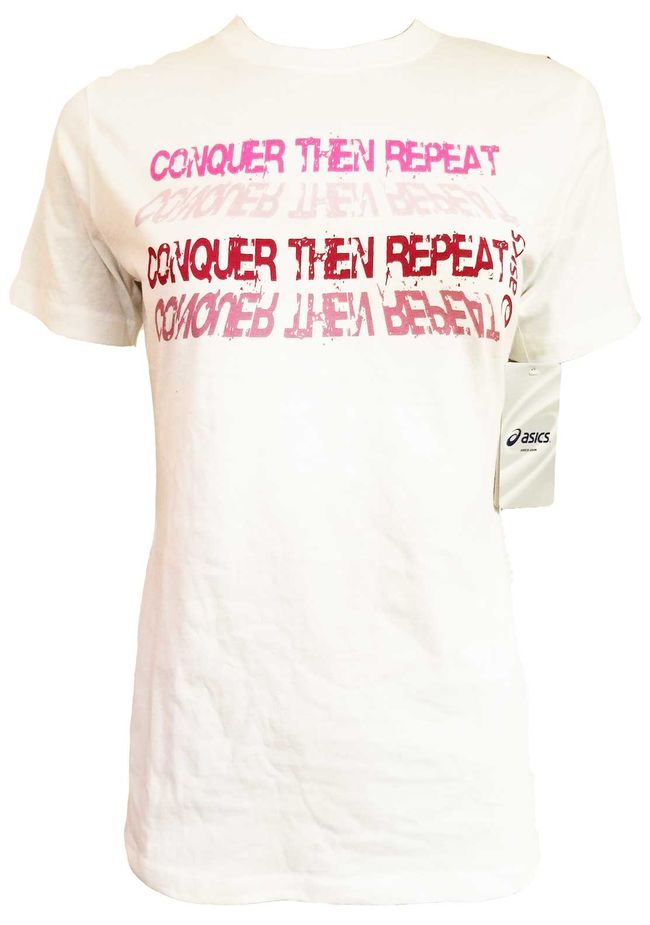 Футболка жіноча Asics Conquer Tee White - фото 1