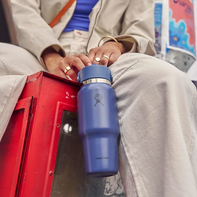 Термопляшка Hydro Flask 950 ml Wide Flex Straw Travel Bottle - фото 5