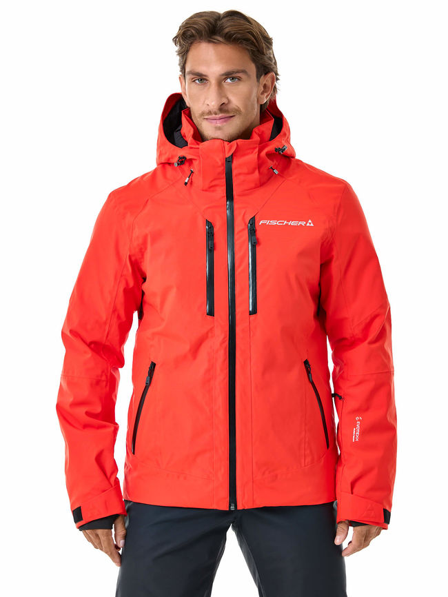 Гірськолижна чоловіча куртка Fischer Thor Jkt Red - фото 1