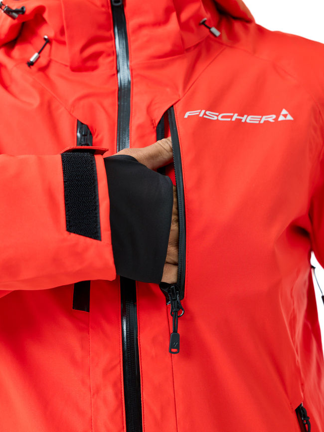 Гірськолижна чоловіча куртка Fischer Thor Jkt Red - фото 15